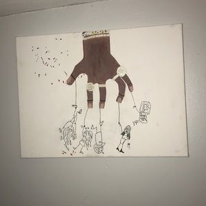 Hand painted album cover replica